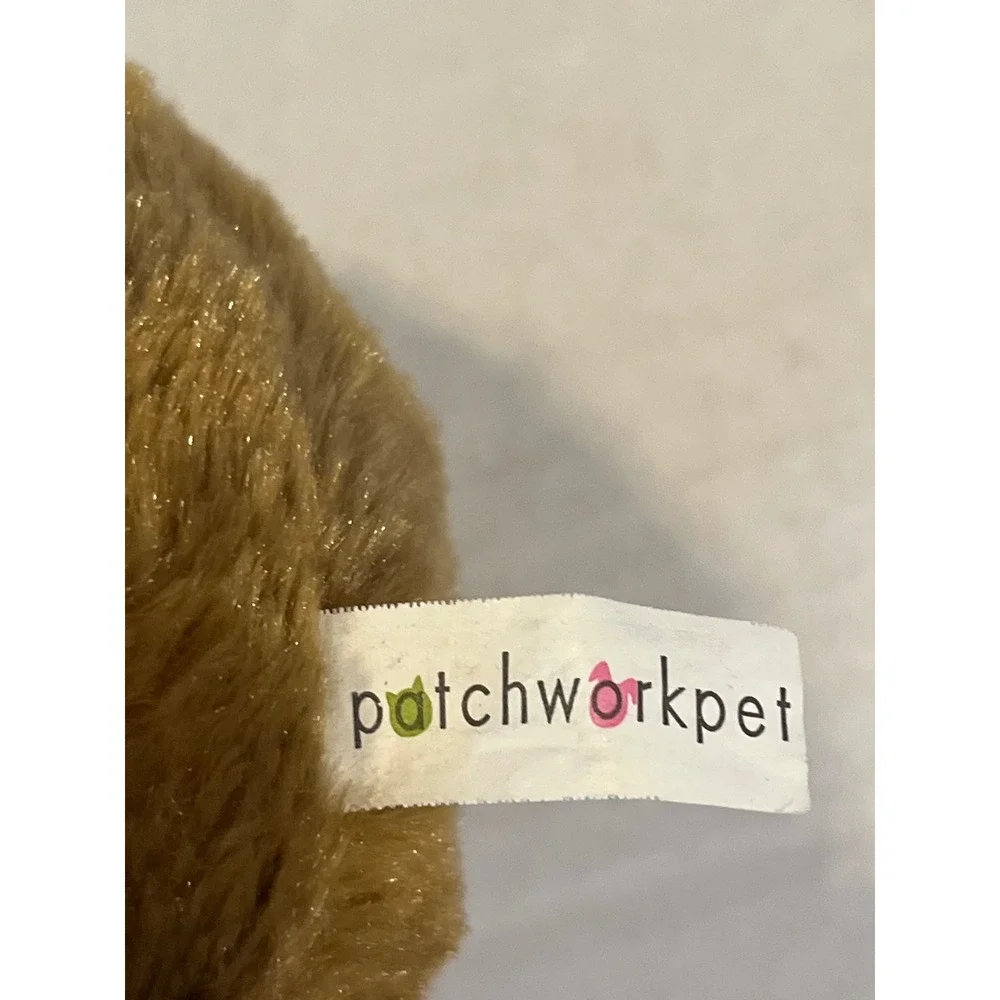 Patchwork Pet Coconut Drink Plush Dog‎ Toy Tropical Tiki Summer Brown 6 Inch